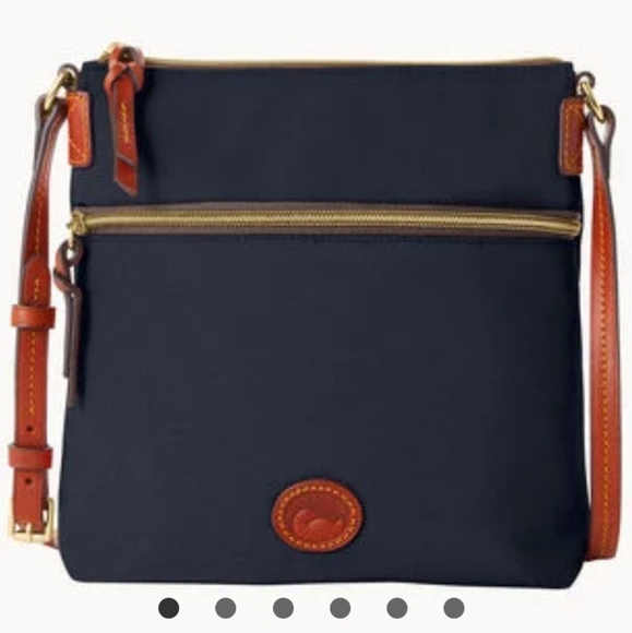 Dooney & Bourke Blue Crossbody Bag EUC - Picture 4 of 13
